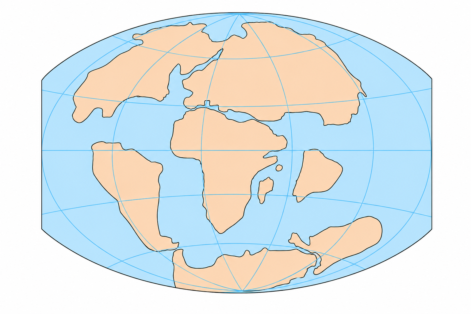 Cretaceous Earth (~100 Ma)